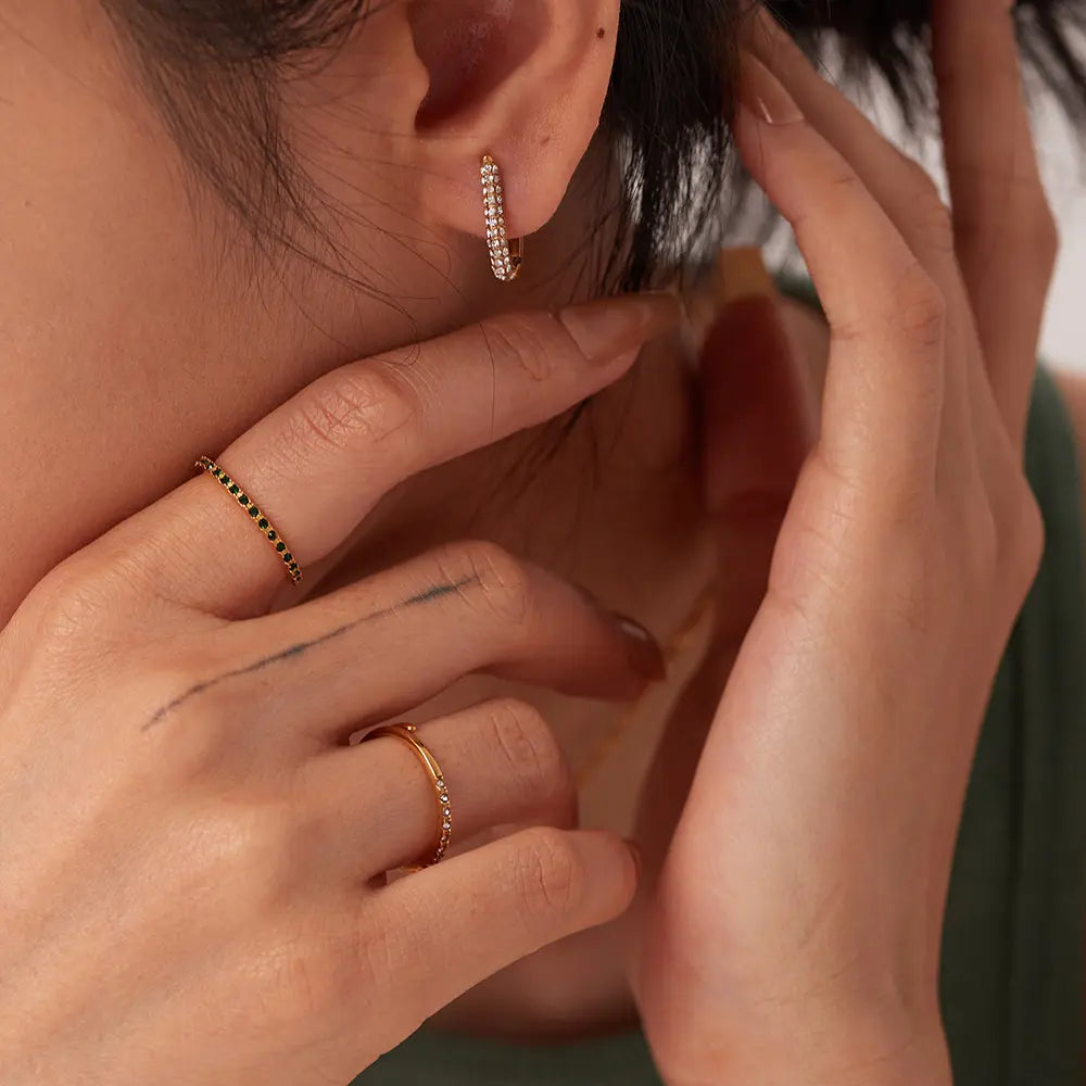 Shreya Cuff Earring - 18K Gold Anti-Tarnish