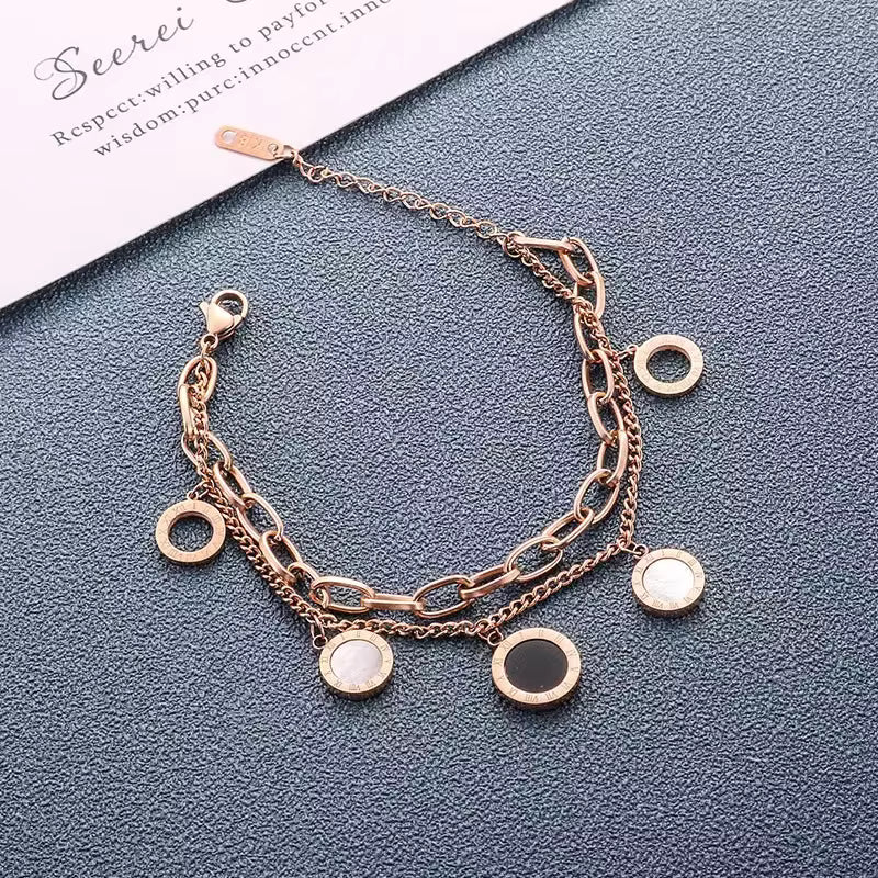 Eternity Rose Gold Bracelet – 18K Gold Anti-Tarnish