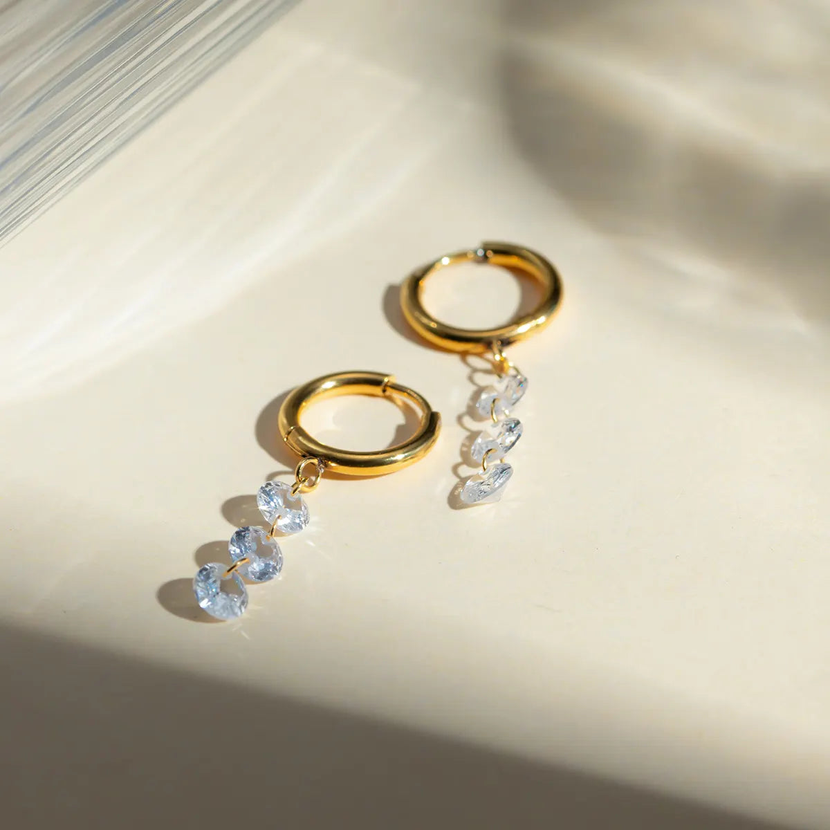 Rosalee Huggies - 18K Gold Anti-Tarnish
