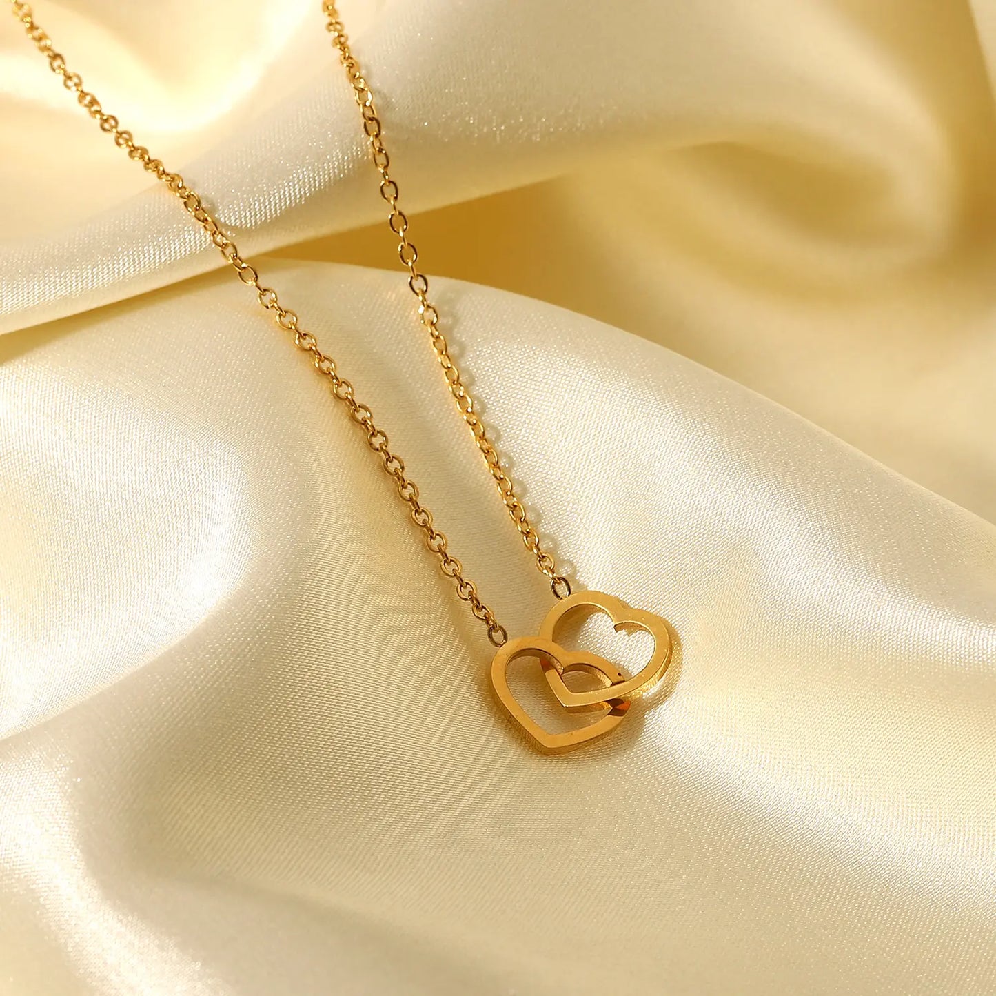 Valentina You & Me Necklace - 18K Gold Anti-Tarnish