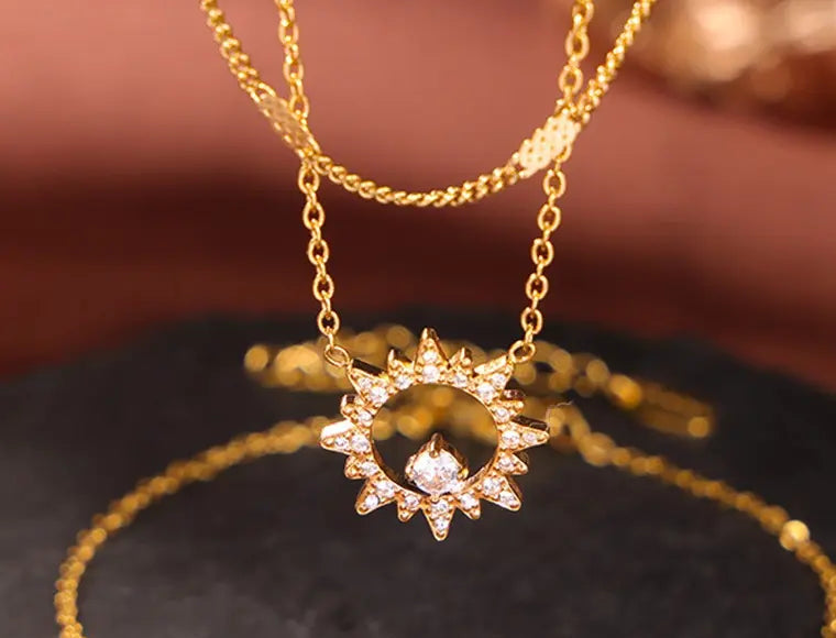 Sahara Minimal Necklace - 18K Gold Anti-Tarnish