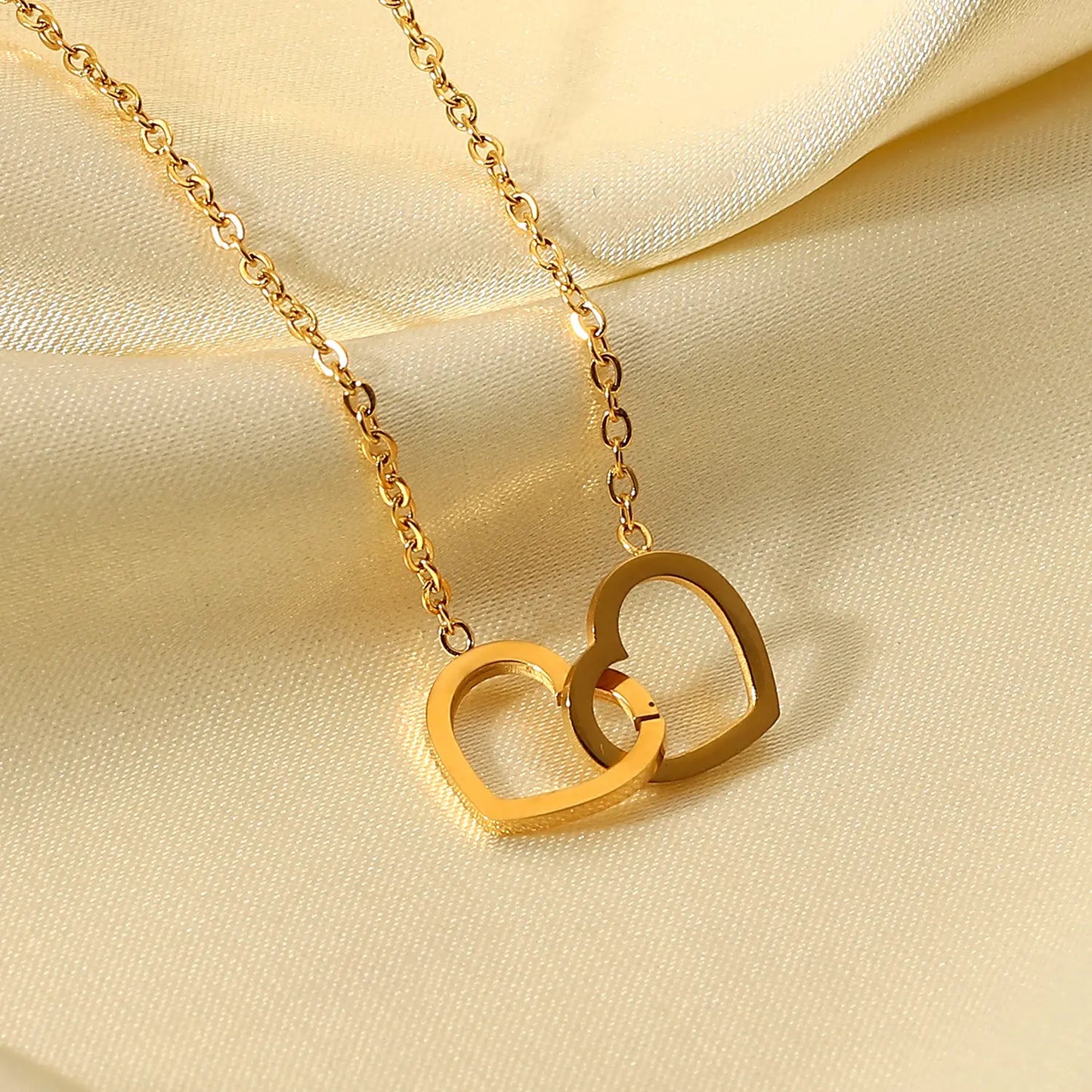Valentina You & Me Necklace - 18K Gold Anti-Tarnish