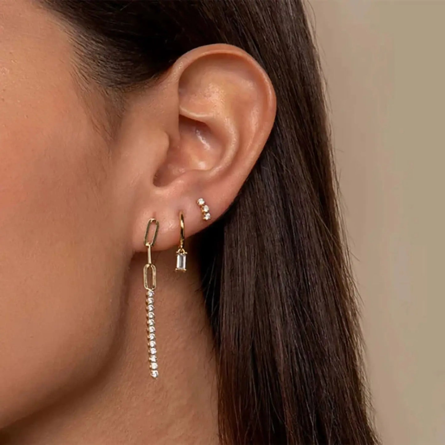Sanjana Dainty Hoops - 18K Gold Anti-Tarnish