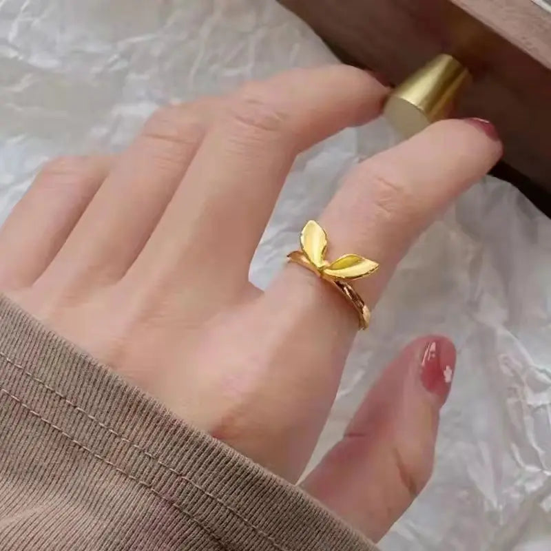 Medha Minimal ring- 18K Gold Anti-Tarnish