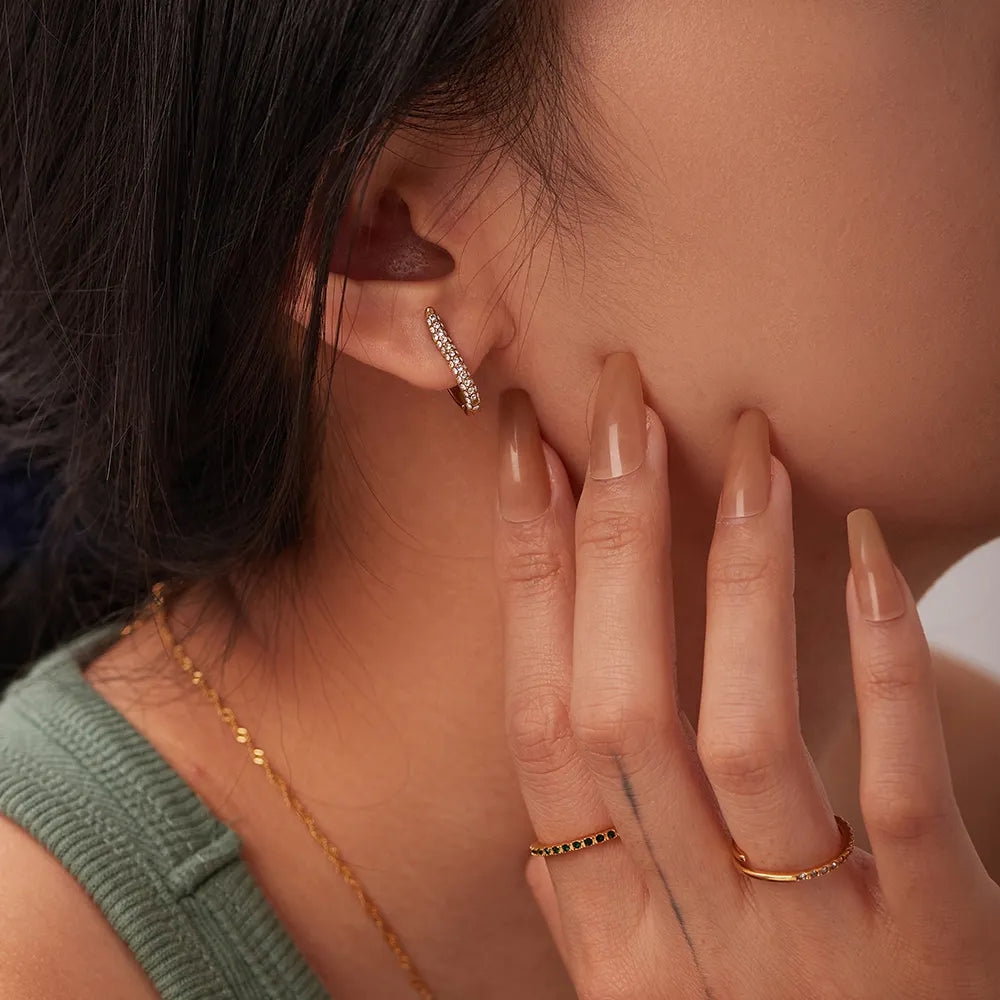 Shreya Cuff Earring - 18K Gold Anti-Tarnish