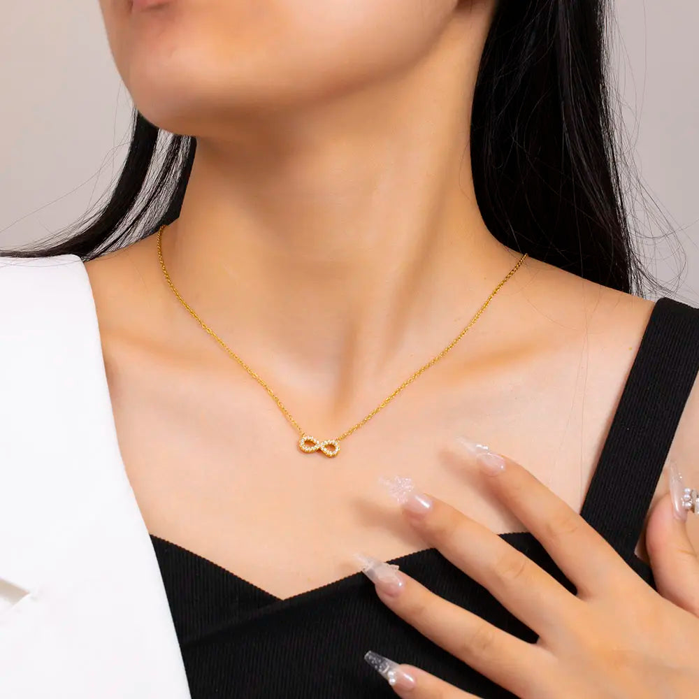 Navi Infinity Minimal Necklace - 18K Gold Anti-Tarnish