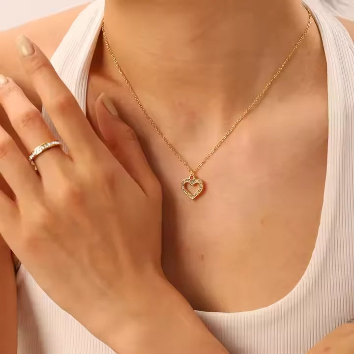 Lilyana Dainty Necklace - 18K Gold Anti-Tarnish