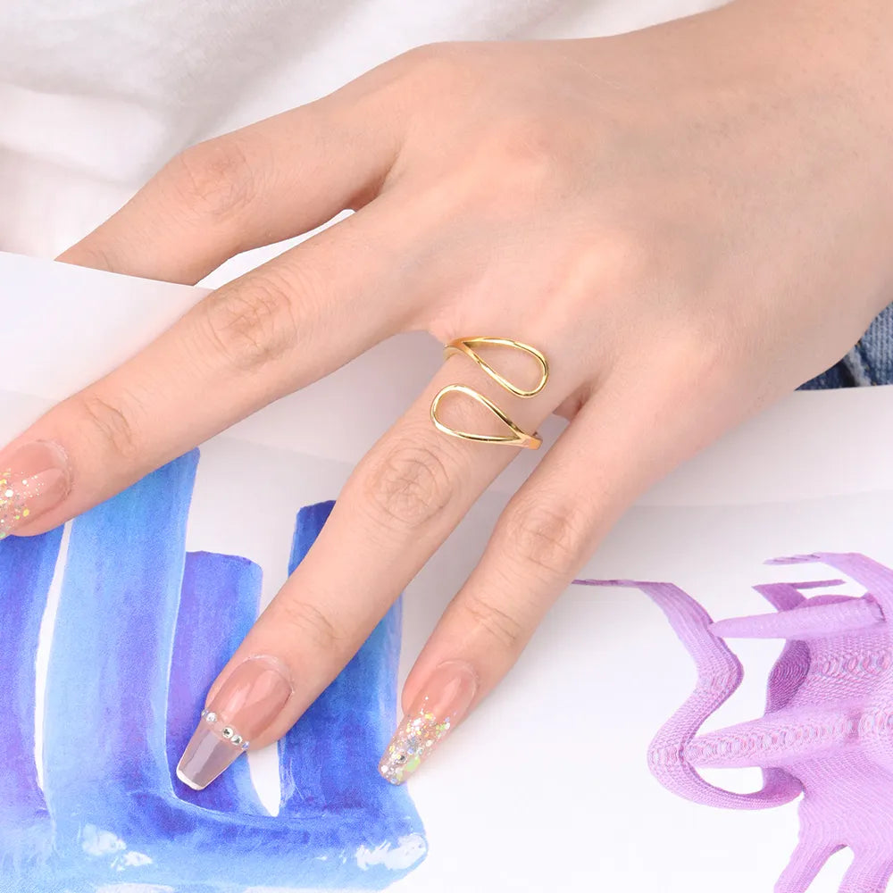 Savya Minimal ring- 18K Gold Anti-Tarnish