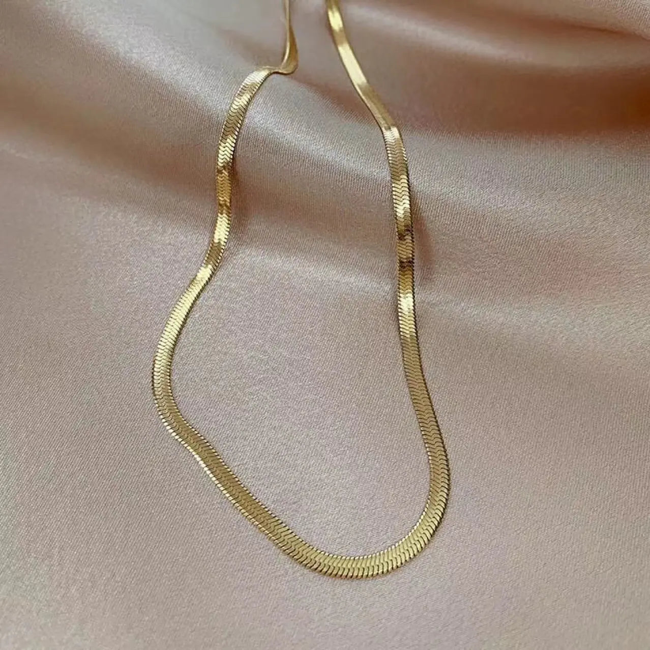 Teja Snake Chain - 18K Gold Anti-Tarnish