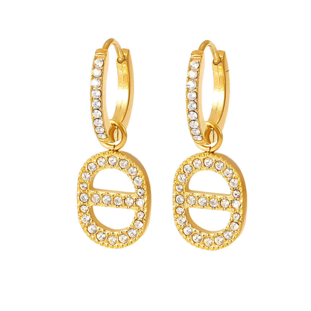 Sana Dainty Hoops - 18K Gold Anti-Tarnish