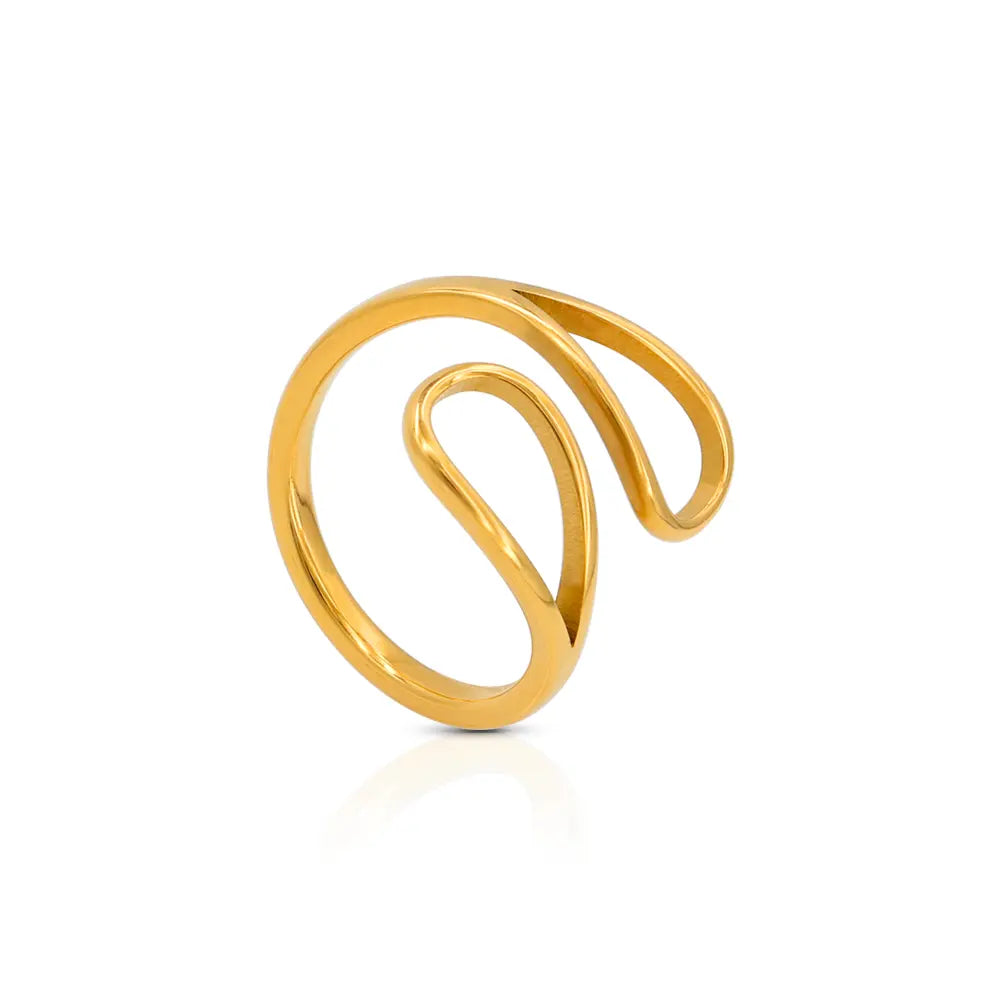 Savya Minimal ring- 18K Gold Anti-Tarnish