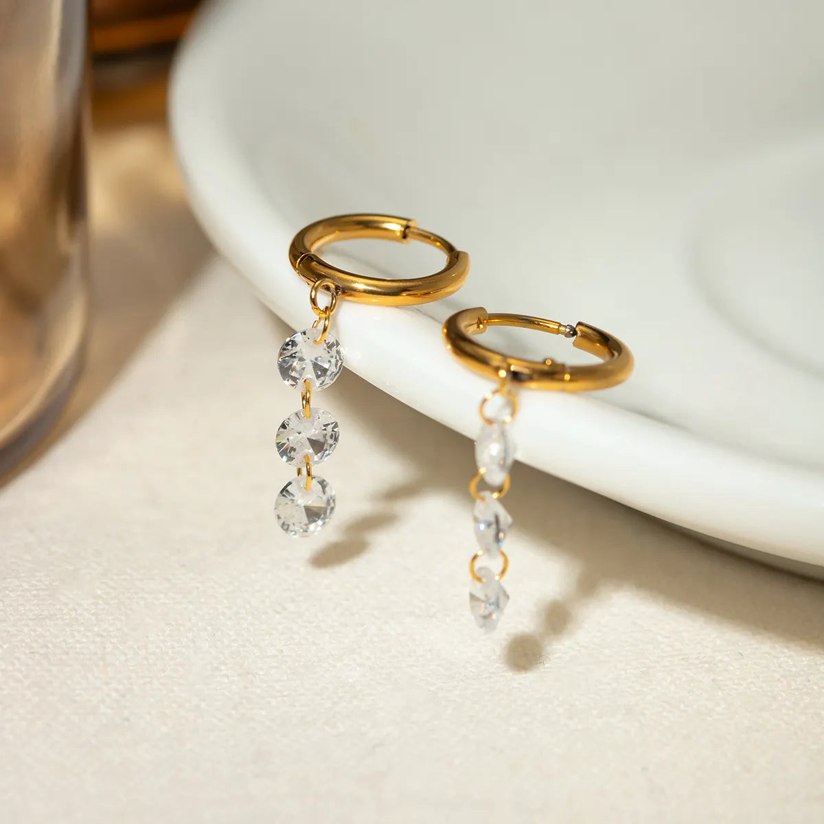 Rosalee Huggies - 18K Gold Anti-Tarnish