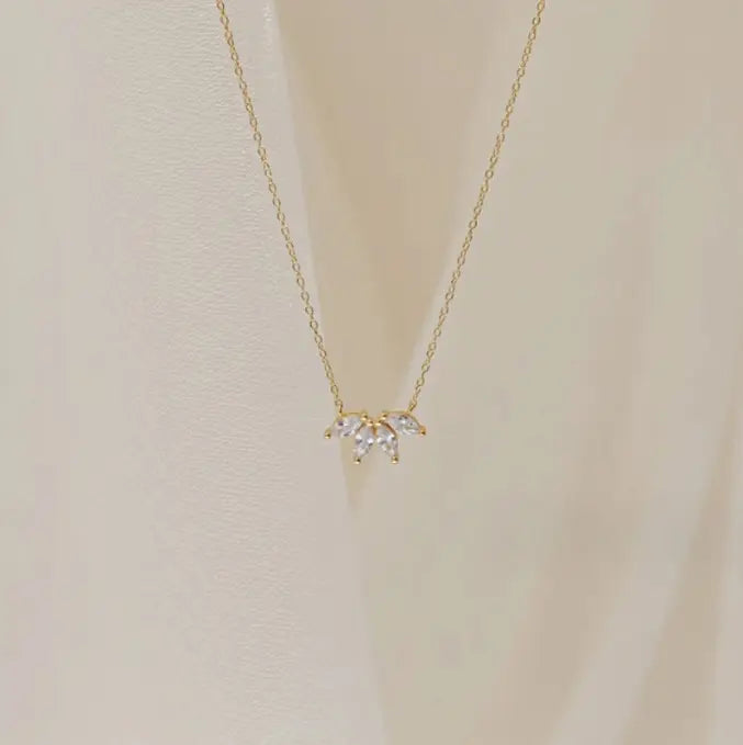 Andie zirconia stone Necklace – 18K Gold Anti-Tarnish