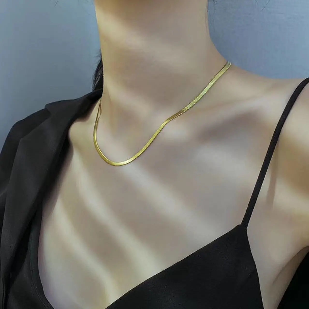 Teja Snake Chain - 18K Gold Anti-Tarnish