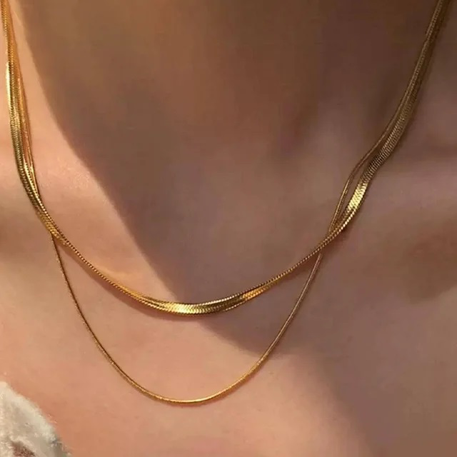 Mila Layered Necklace - 18K Gold Anti-Tarnish