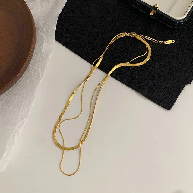 Mila Layered Necklace - 18K Gold Anti-Tarnish