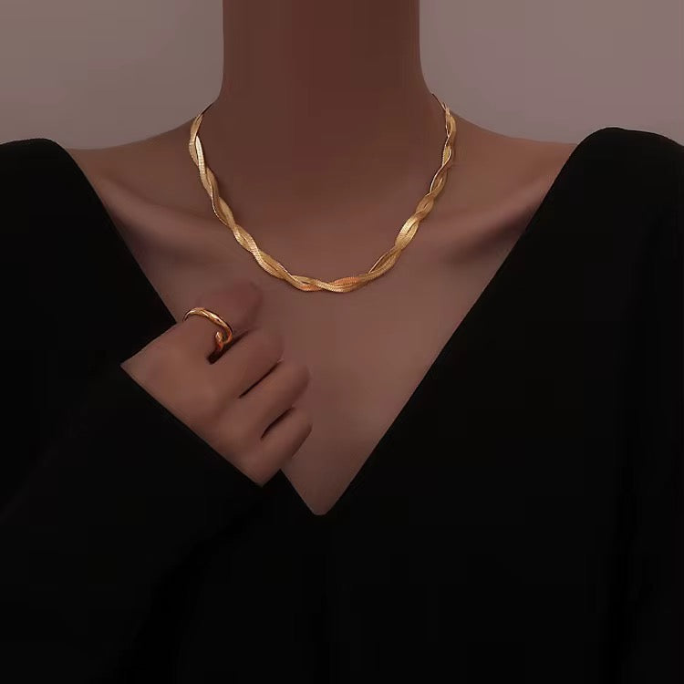 Coco Luxe Rope Necklace - 18K Gold Anti-Tarnish