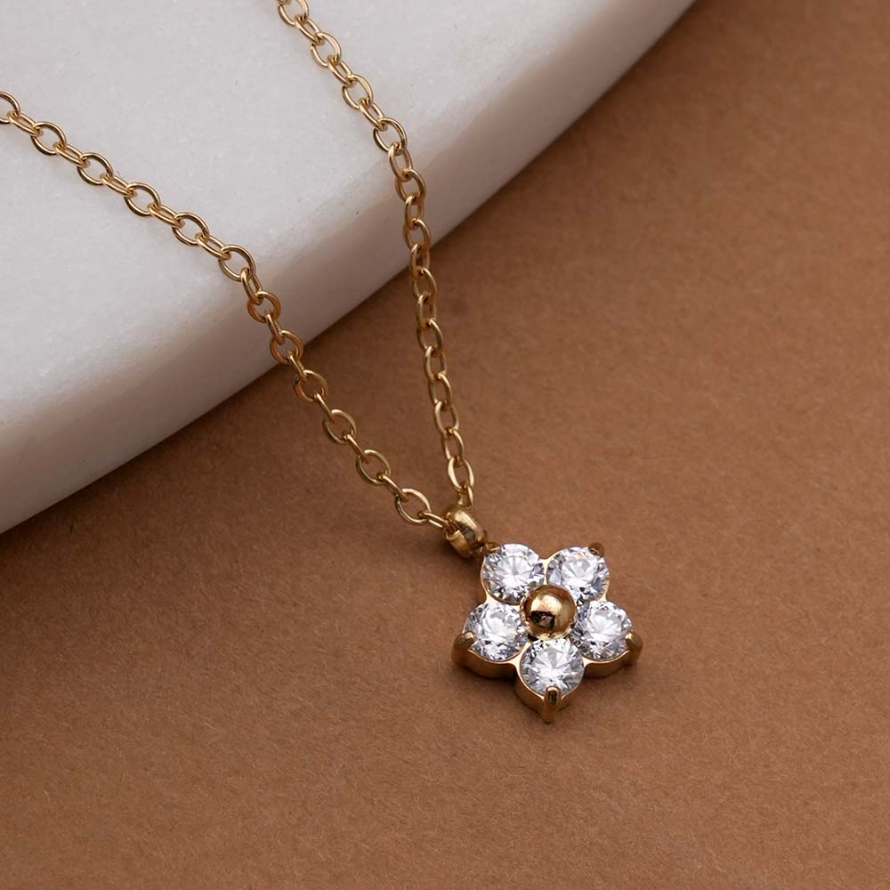 Cassia Minimal Necklace - 18K Gold Anti-Tarnish