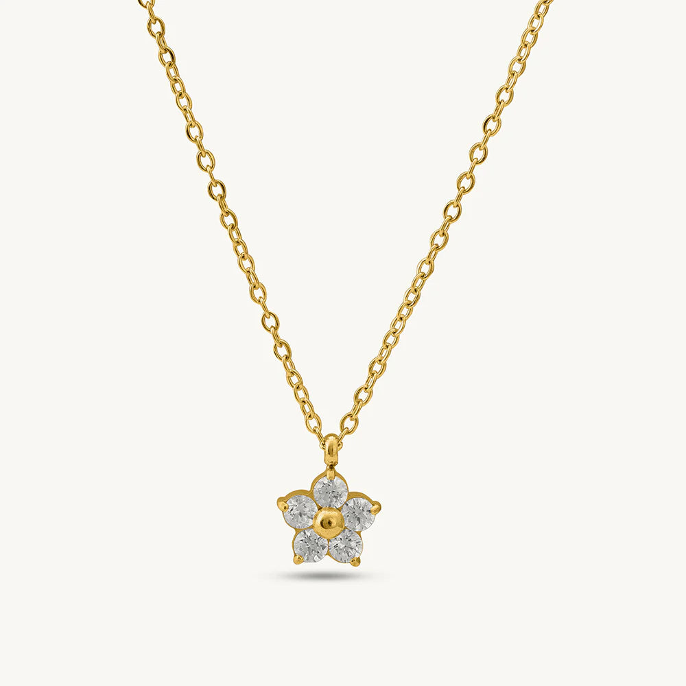 Cassia Minimal Necklace - 18K Gold Anti-Tarnish