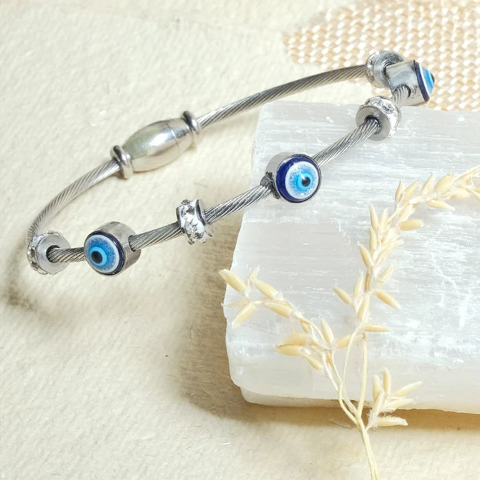 Evil Eye Bracelet – 18K Gold Anti-Tarnish