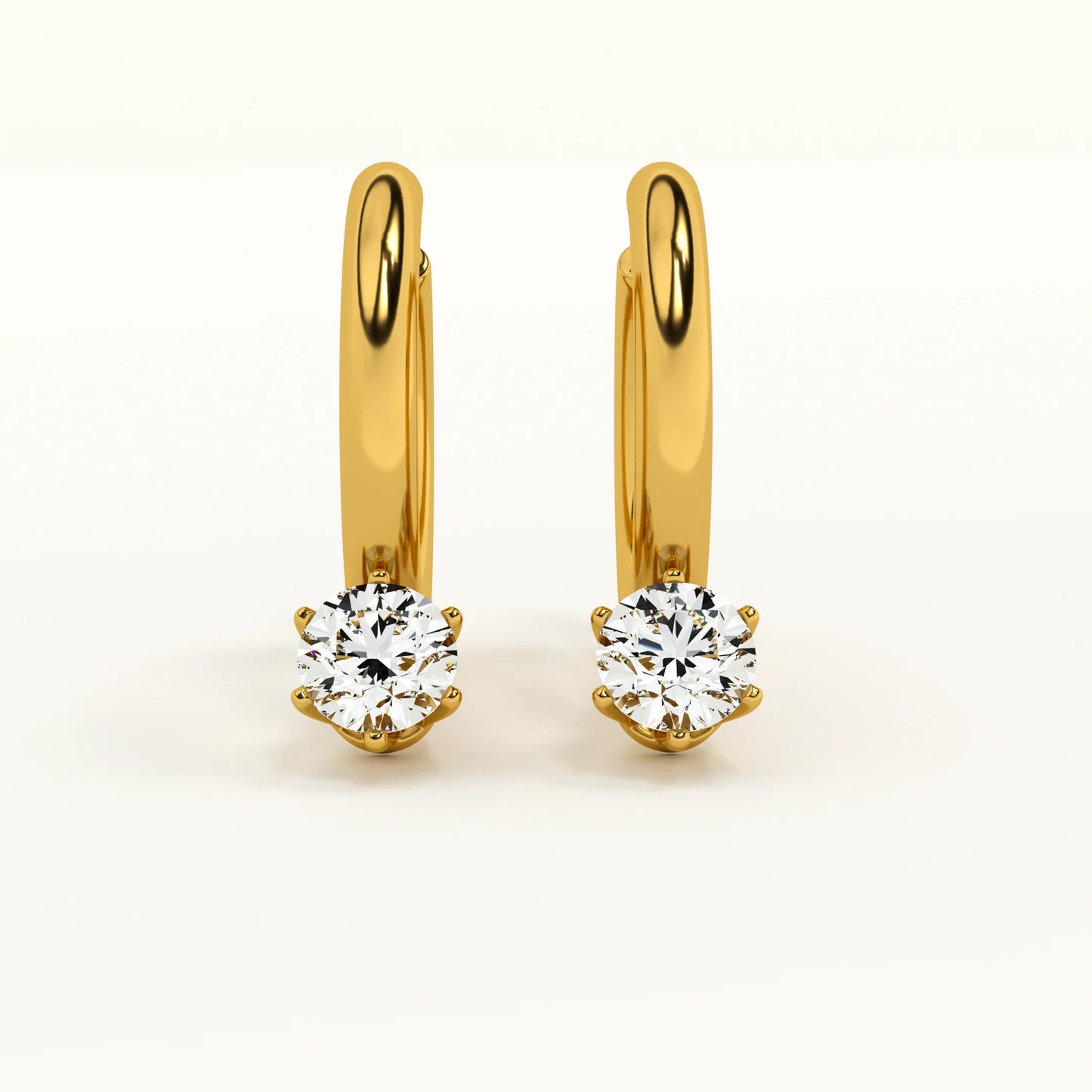 Tiana Radiance Hoop Earrings - 18K Gold Anti-Tarnish
