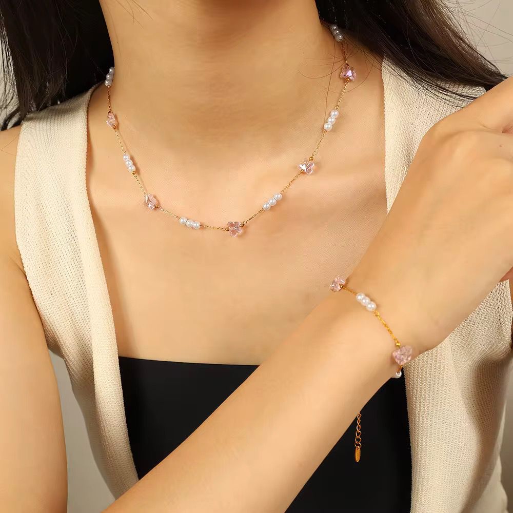 The Pearl Nymph Bracelet – 18K Gold Anti-Tarnish