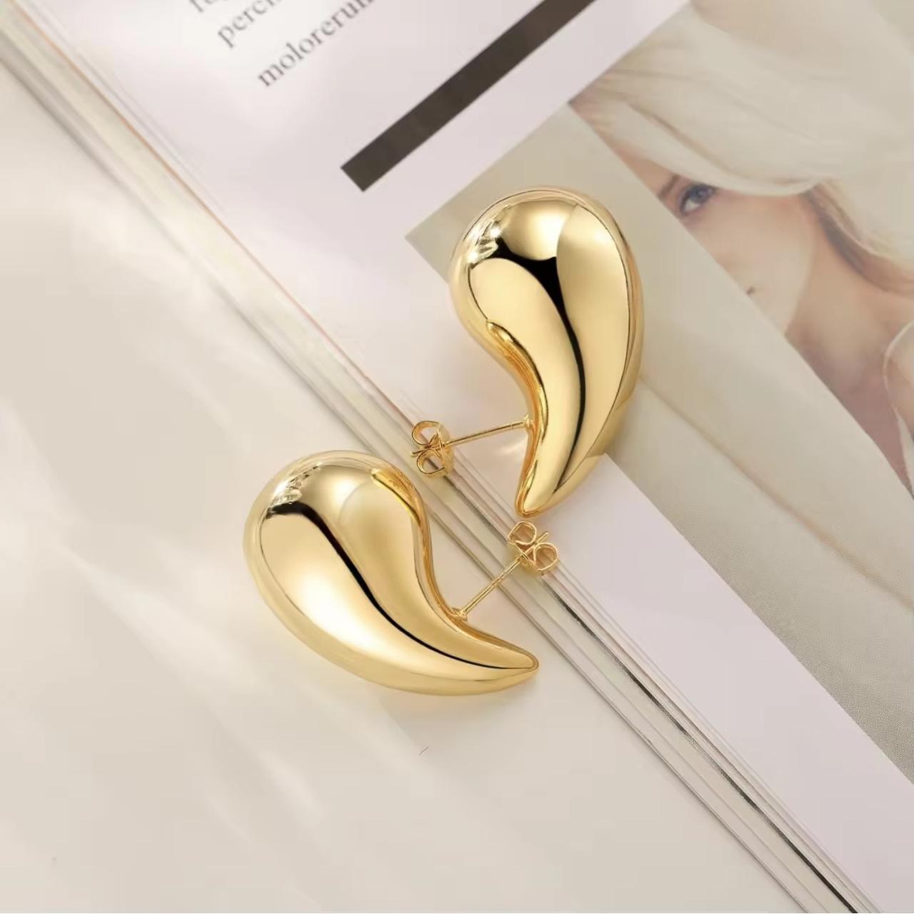 Haidi Bottega Teardrop Earrings - 18K Gold Plated