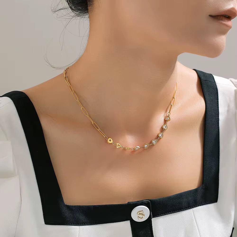 Mikaela Chunky Necklace - 18K Gold Anti-Tarnish