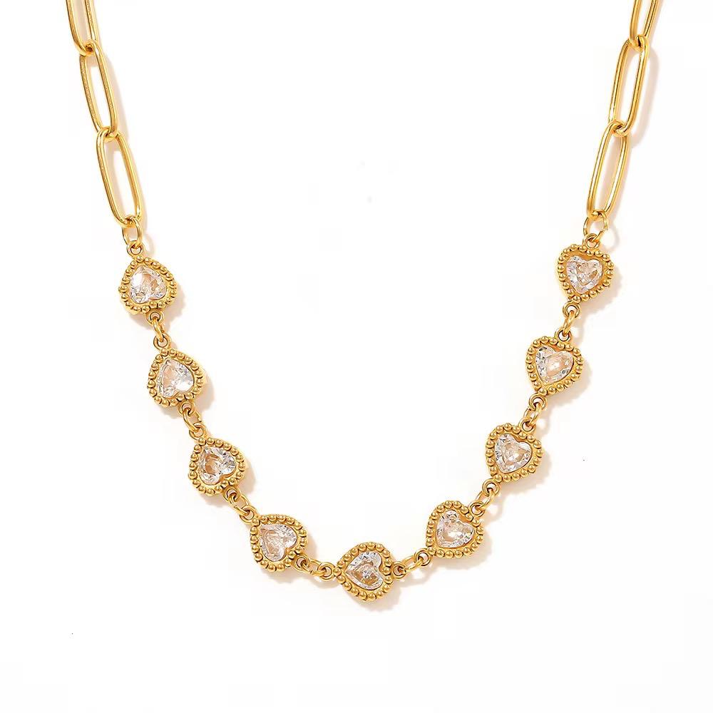 Mikaela Chunky Necklace - 18K Gold Anti-Tarnish