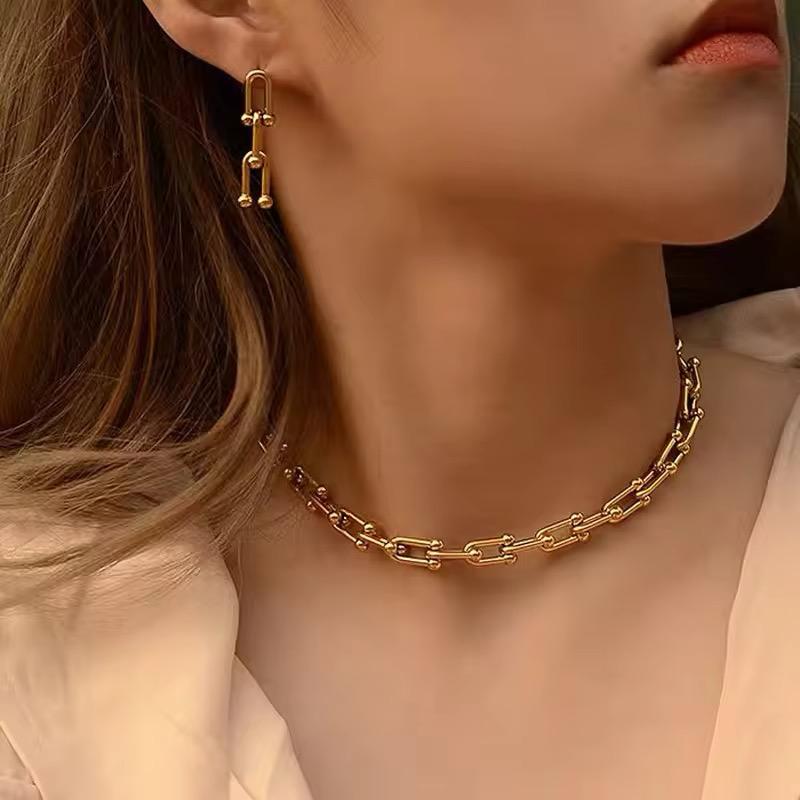 Andrea Chunky Necklace - 18K Gold Anti-Tarnish