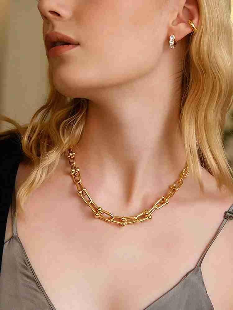 Andrea Chunky Necklace - 18K Gold Anti-Tarnish