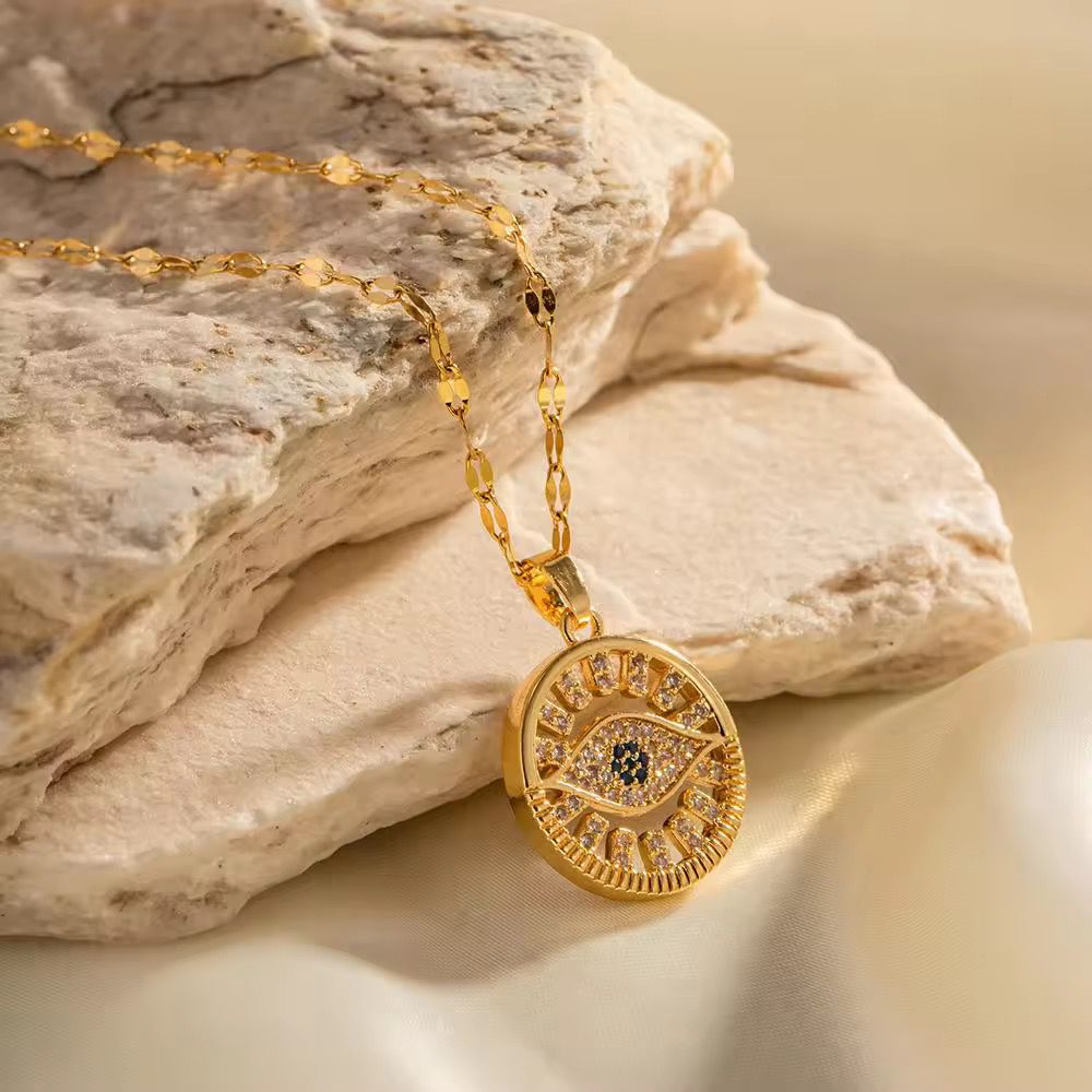 Evileye Necklace - 18K Gold Anti-Tarnish