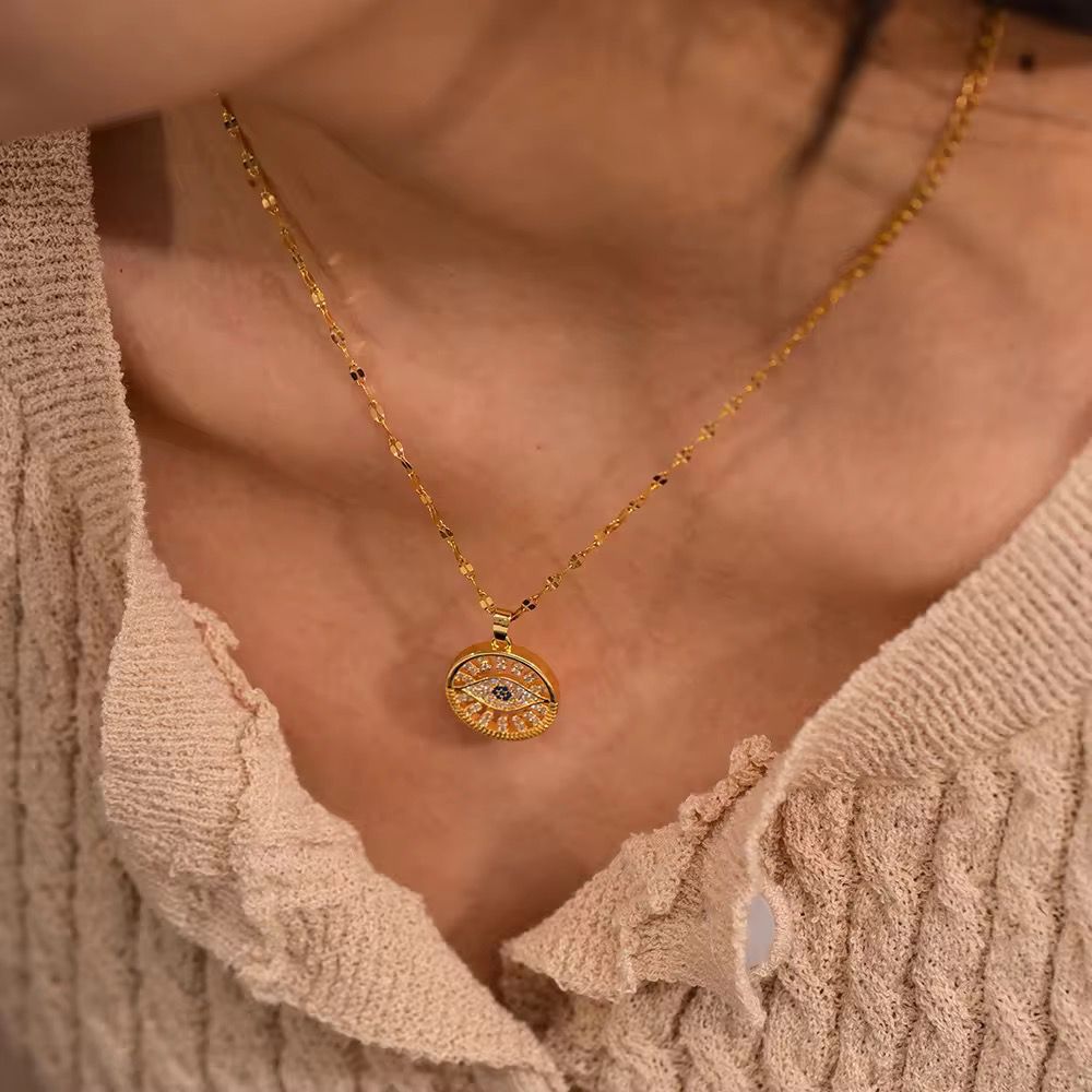 Evileye Necklace - 18K Gold Anti-Tarnish