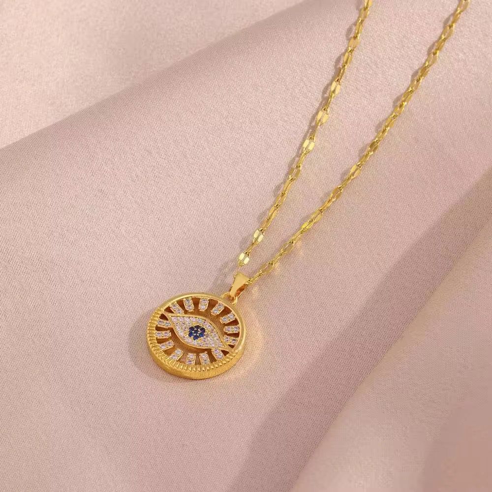 Evileye Necklace - 18K Gold Anti-Tarnish