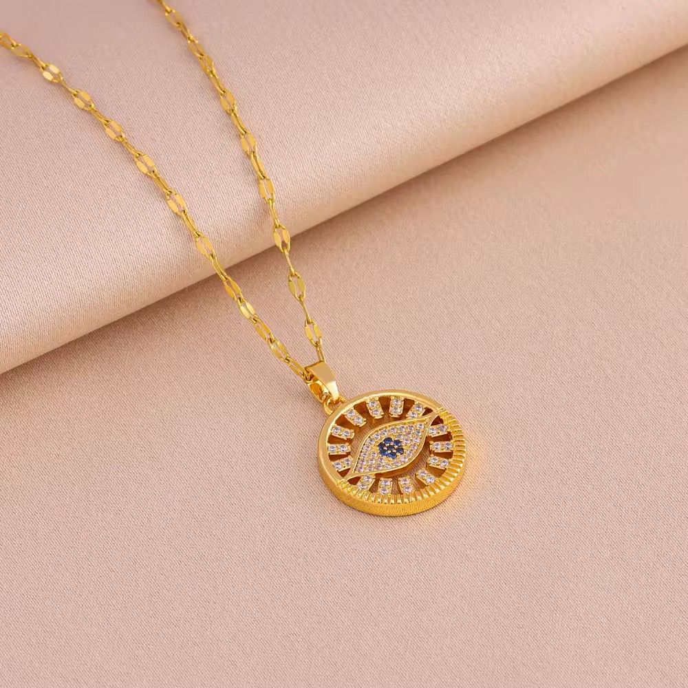 Evileye Necklace - 18K Gold Anti-Tarnish