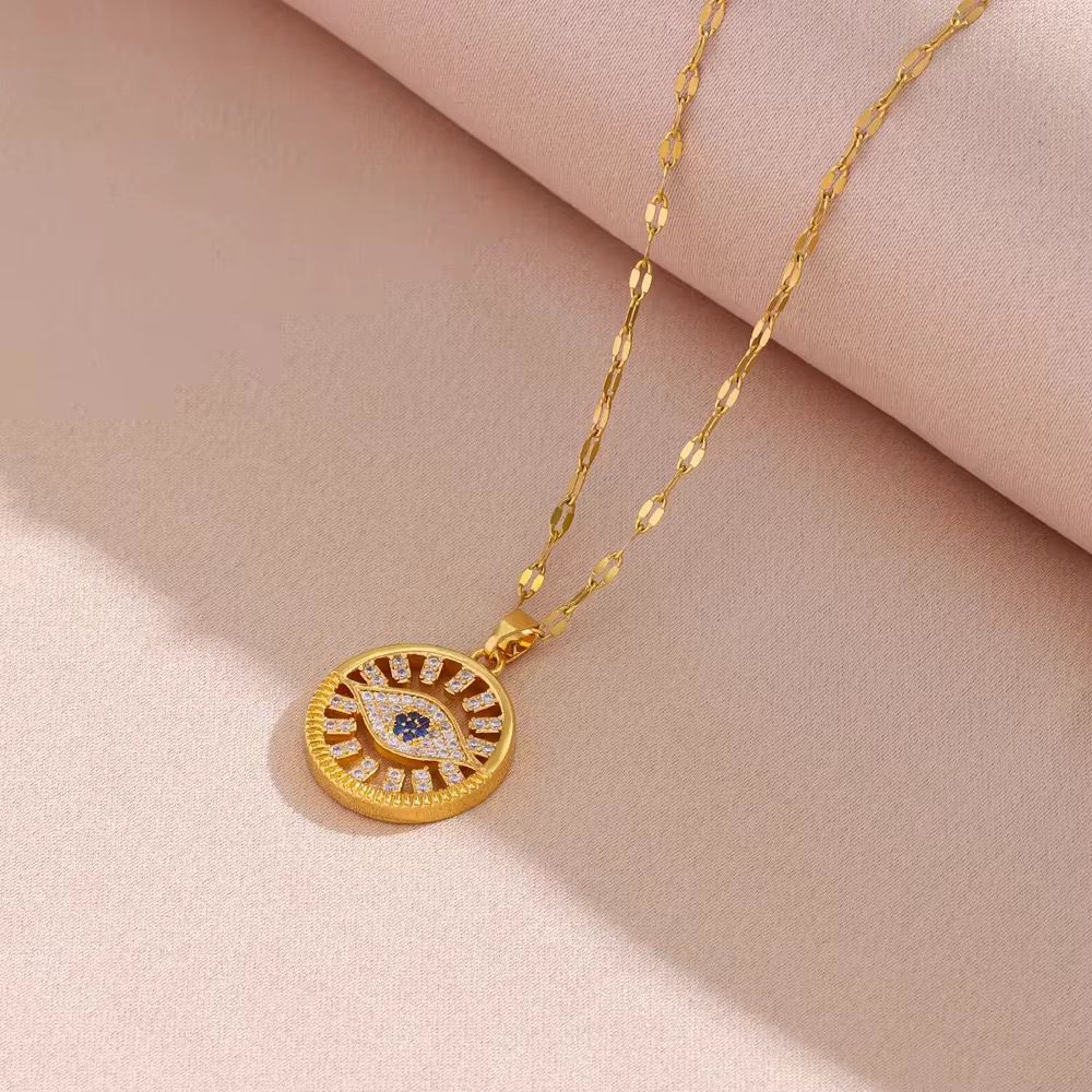 Evileye Necklace - 18K Gold Anti-Tarnish