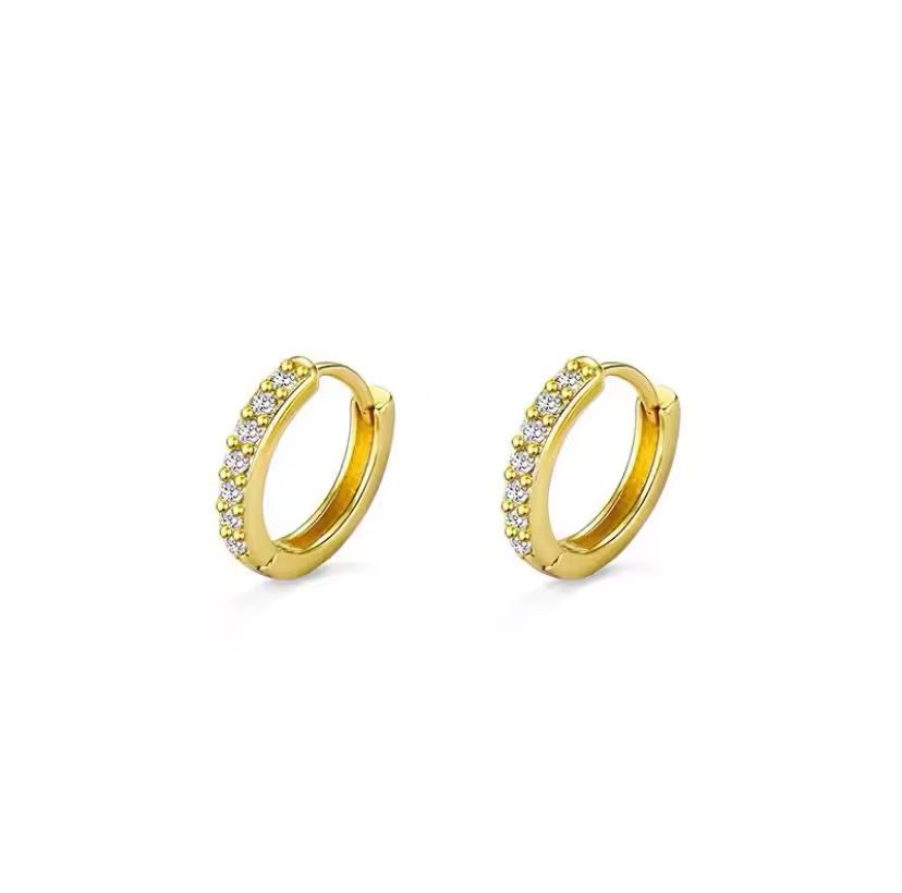 Rupal Dainty Earrings - 18K Gold Anti-Tarnish