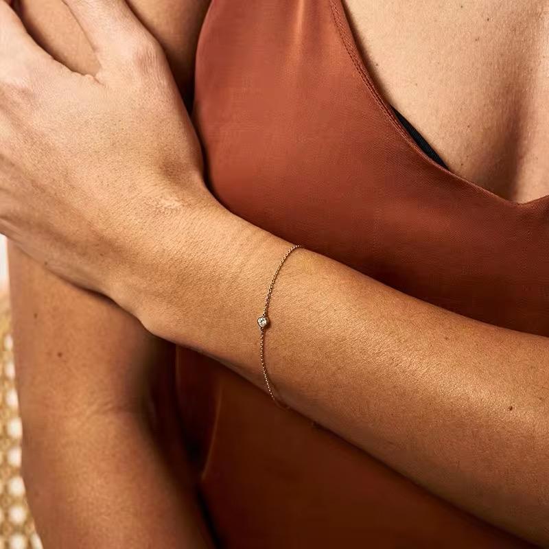 Diamond Spark Bracelet – 18K Gold Anti-Tarnish
