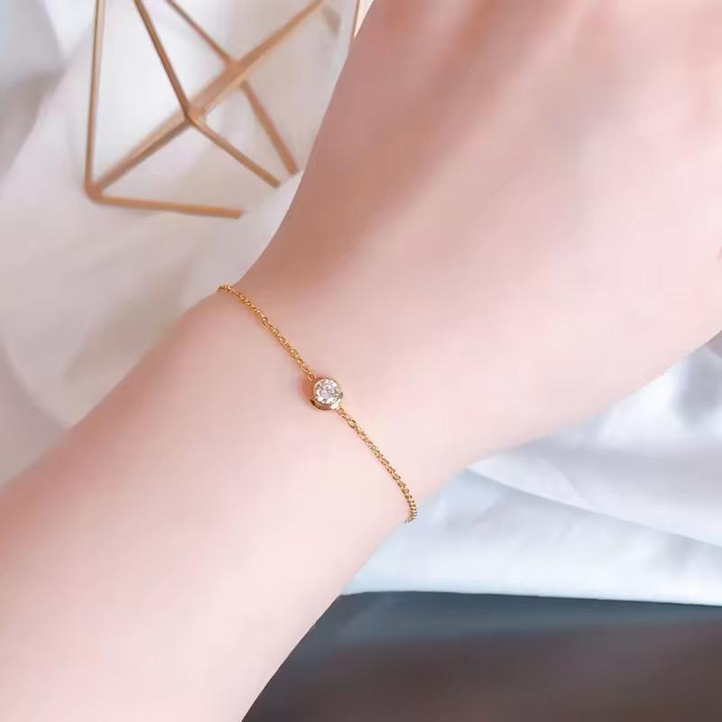 Diamond Spark Bracelet – 18K Gold Anti-Tarnish