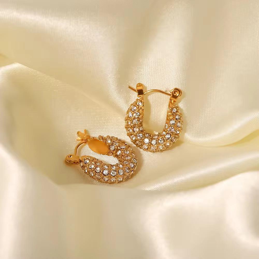 Tiya Dainty Hoops - 18K Gold Anti-Tarnish