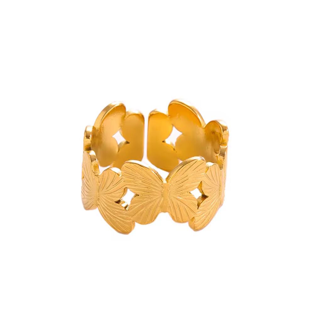 Neriah Flower ring- 18K Gold Anti-Tarnish