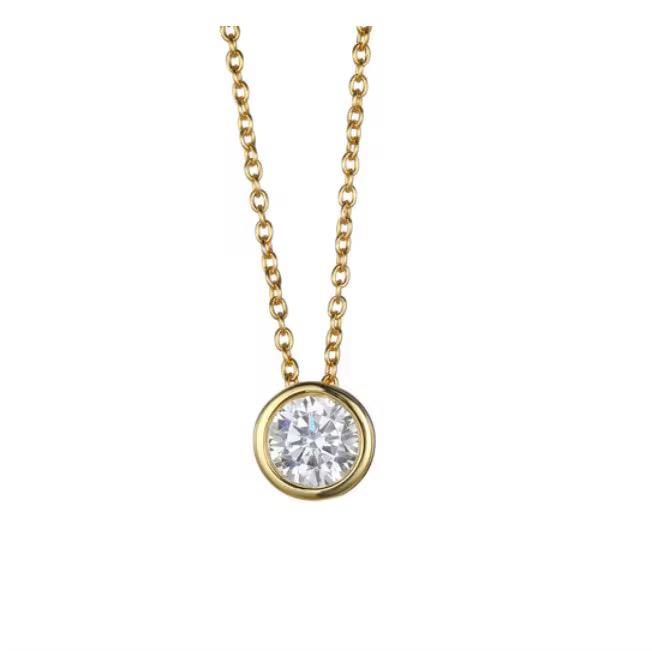Lena Minimal Necklace - 18K Gold Anti-Tarnish