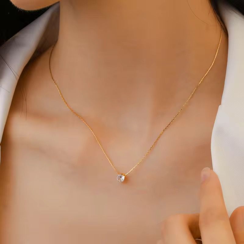 Nora Solara Necklace - 18K Gold Anti-Tarnish