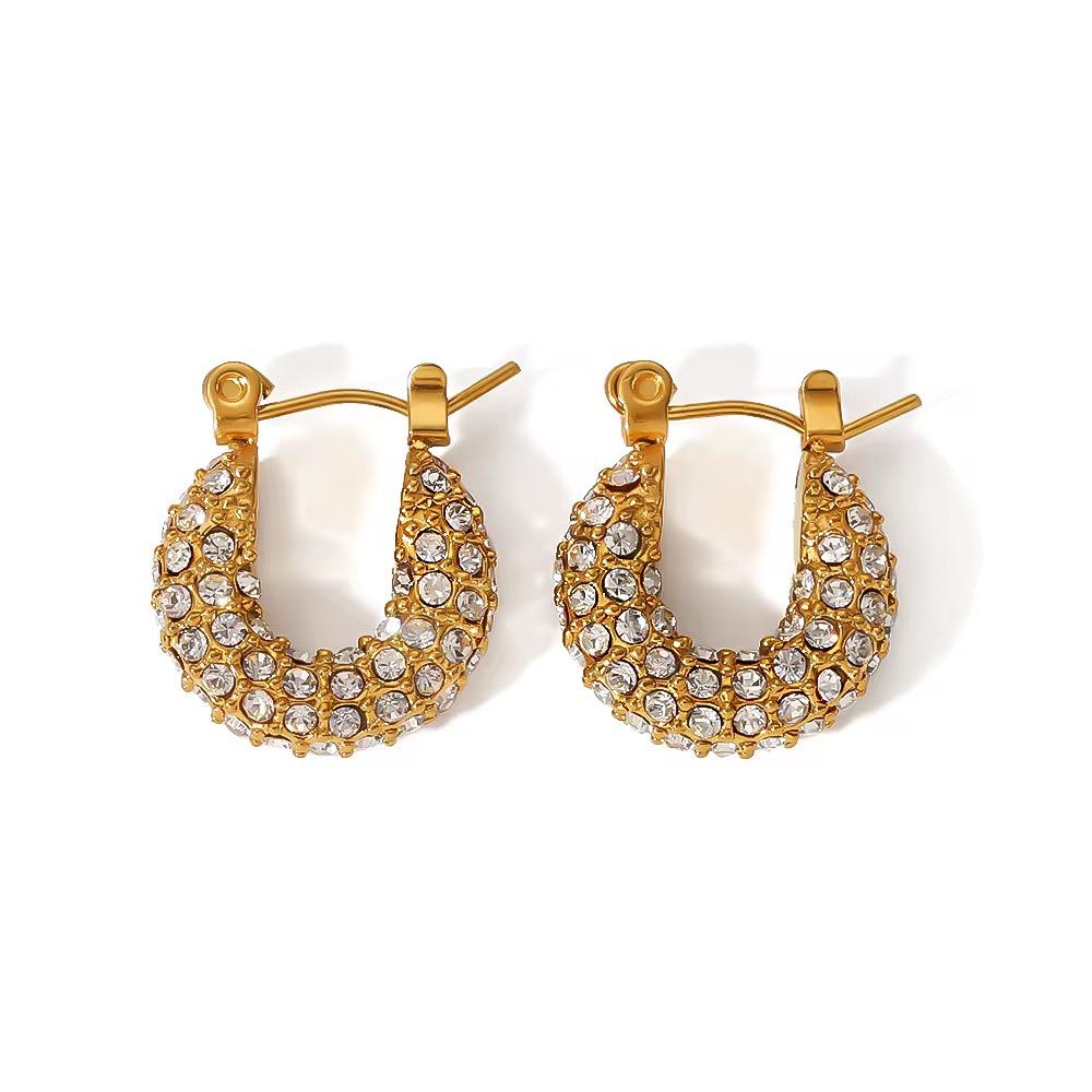 Tiya Dainty Hoops - 18K Gold Anti-Tarnish