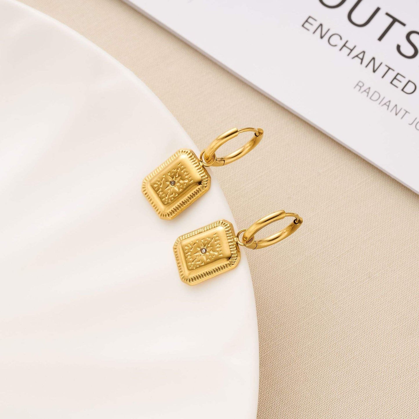 Golden Era Huggies - 18K Gold Anti-Tarnish