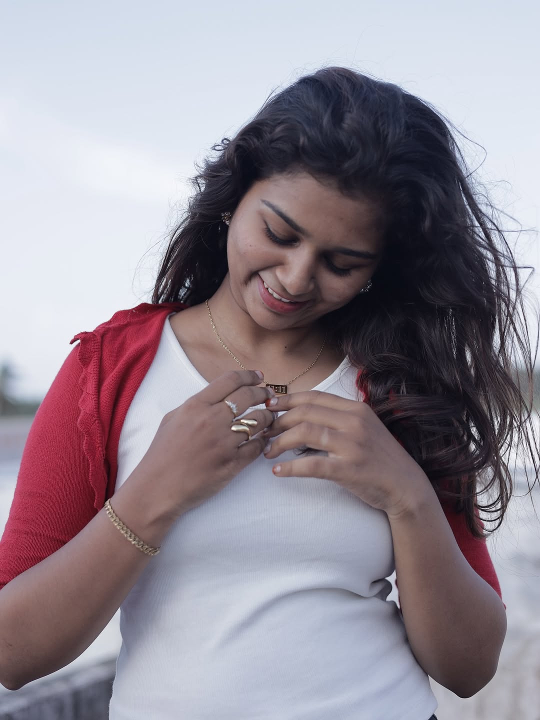 Meera 11:11 Necklace - 18K Gold Anti-Tarnish