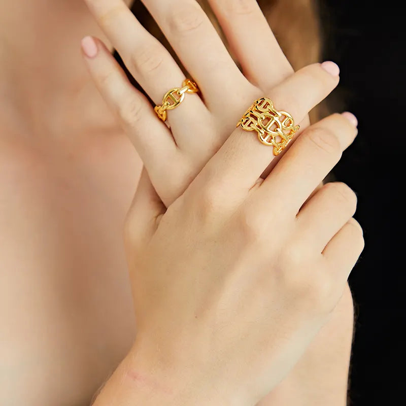 Avani Luxe - 18K Gold Anti-Tarnish Ring