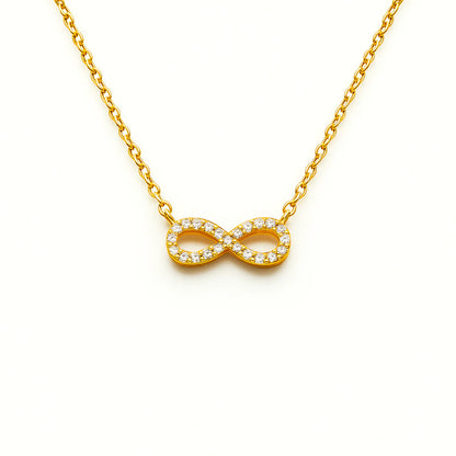 Forever Infinity minimal Necklace – 18K Gold Anti-Tarnish