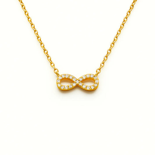 Forever Infinity minimal Necklace – 18K Gold Anti-Tarnish