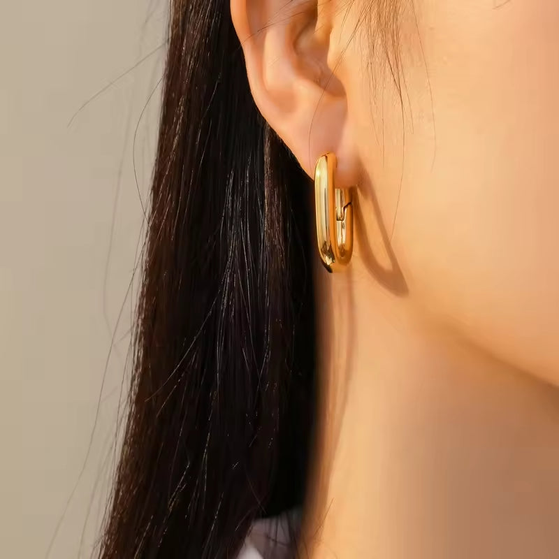 Aitana Hoop Earrings - 18K Gold Anti-Tarnish